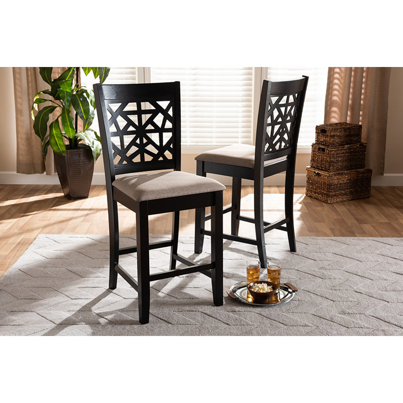 Tabouret de comptoir 25 po Bloomingdale, Polyester beige