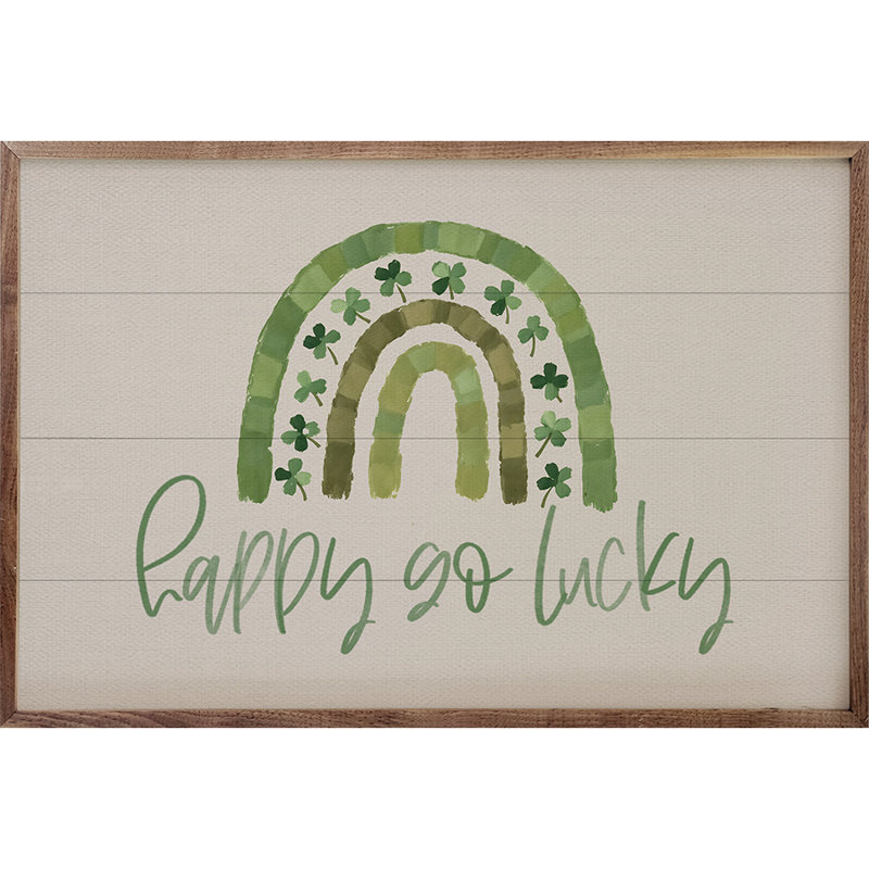 Happy Go Lucky, H 5 po x l 8 po