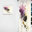 Asomatos - mouvement mauve foncé II - rideau en velours moderne - obscurcissant - 1 panneau-51597207