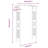 Vidaxl Rose Arch Bamboo 46.5"X15.7"X73.6"