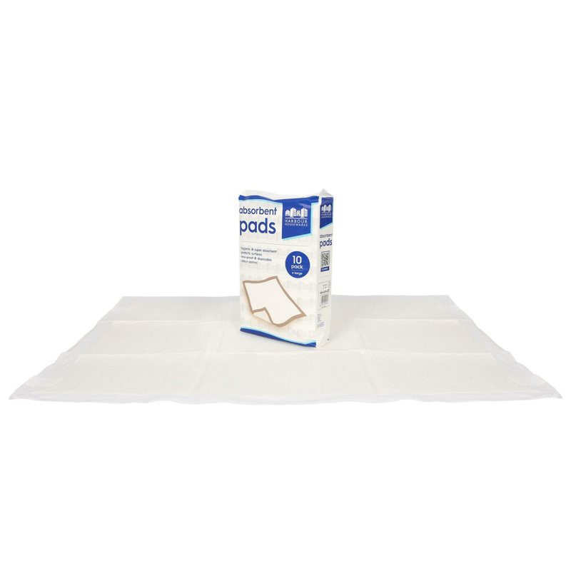 Harbour Housewares Disposable Puppy Training Pads, 0.5 H x 89 W x 60 D cm