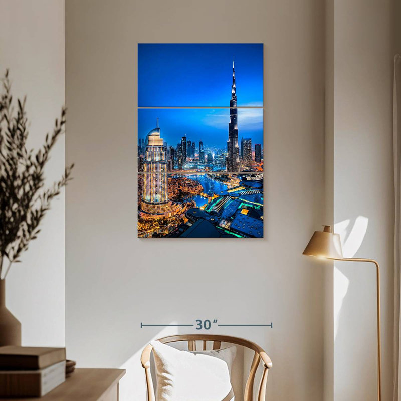 Nicci Downtown Dubai Lights, 57" H x 36" W