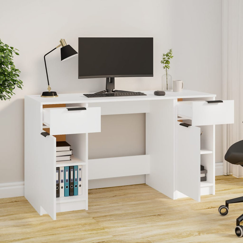 Kulan Solid Wood Writing Desk