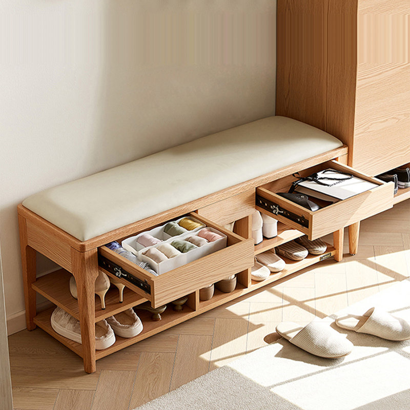Banc à langer intégré Modern Minimalist, Brun