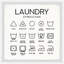 «Laundry Symbols Guide», reproduction encadrée-1810739472