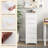 Inbox Zero 1 Pcs Plastic Rolling Storage Cart With 4 Universal Wheels Dresser Cabinet-1107348030
