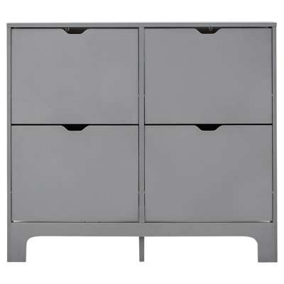 8 Pair Flip Down Shoe Storage