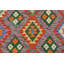 Tapis gris / rouille en laine noué à la main à motif sud-ouest de 3 pi 3 po x 4 pi 11 po Cedorah