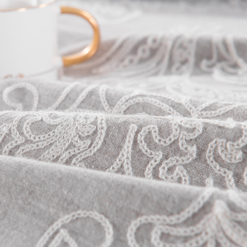 Linen Percale Paisley Duvet Cover, King Duvet Cover + 2 Shams