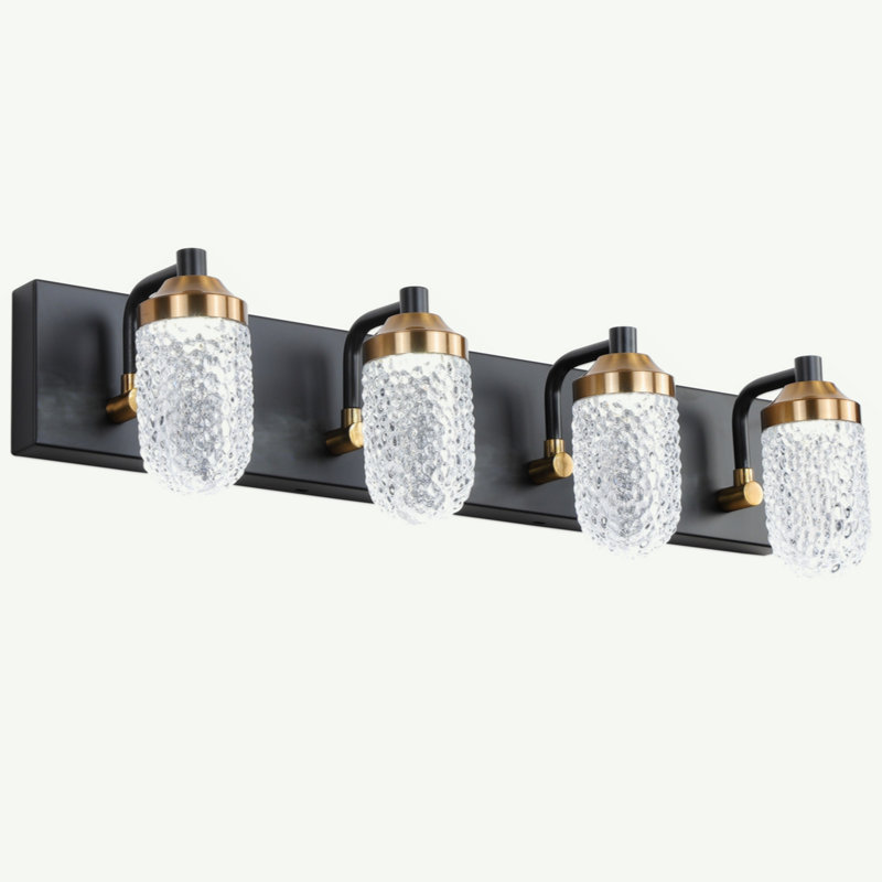 Éclairage pour meuble-lavabo avec 4 ampoules DEL pour l'éclairage de salle de bain