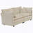 Modern Fabric Loveseat Sofa Couch
