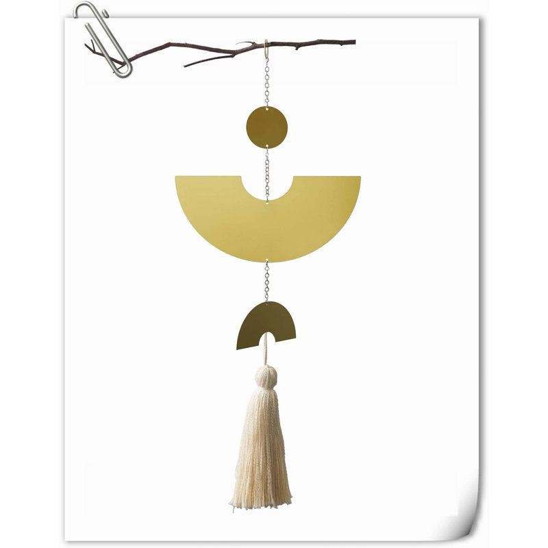 Wall Decor on Metal, Gold