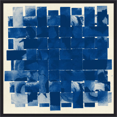 Cobalt Patchwork Print by Thom Filicia