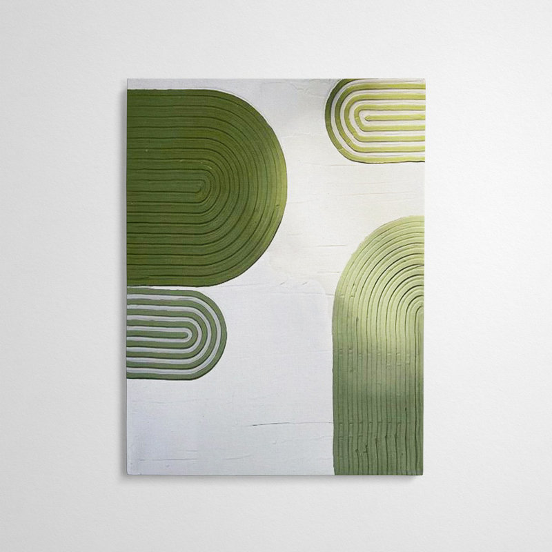 Peinture sur toile 3D faite à la main, 27,6 x 39,4 pouces, 100% toile avec cadre 100% bois (épaisseur: 1,2 pouces) | Peinture à l'huile et acrylique éclatante, art décoratif unique pour le salon, la chambre à coucher ou le bureau