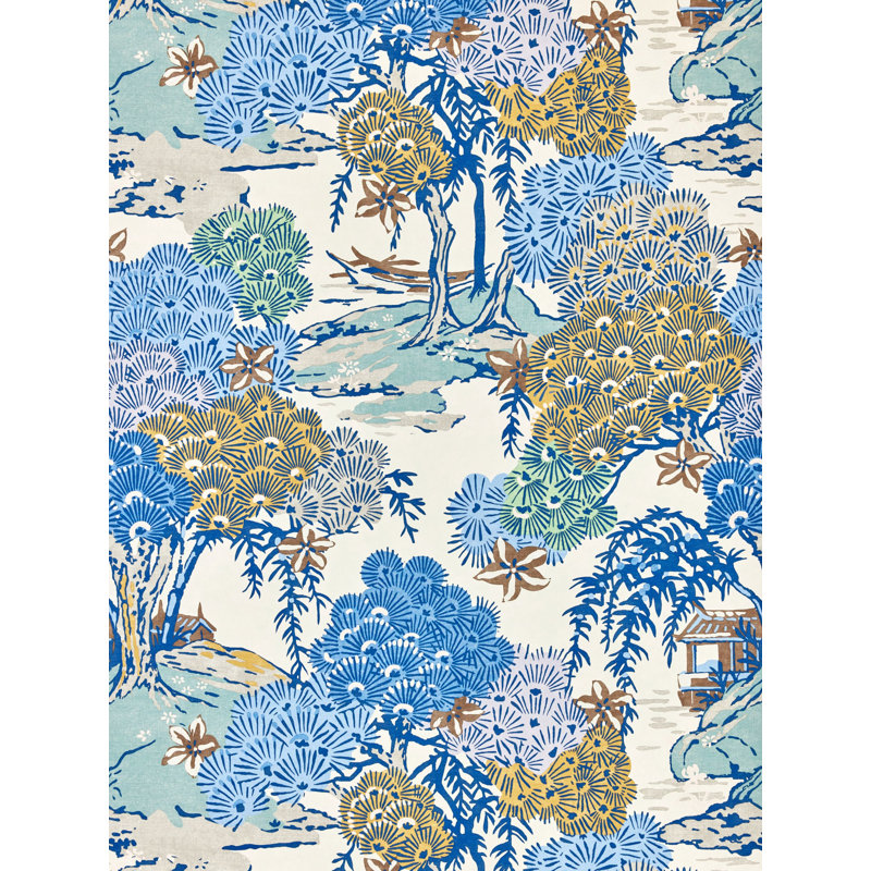 MER D'ARBRES - COUVERTURE MURALE, Crête bleue