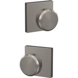 Bowery Double Dummy Knob with Collins Trim