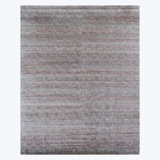 Gray & Pink Nu VibrantTibetan Modern Silk Rug - 12' x 15'