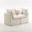Canapé modulaire surdimensionné de 74,8 po de large avec canapé modulaire True Relax Comfy et sièges larges et profonds-1407859766