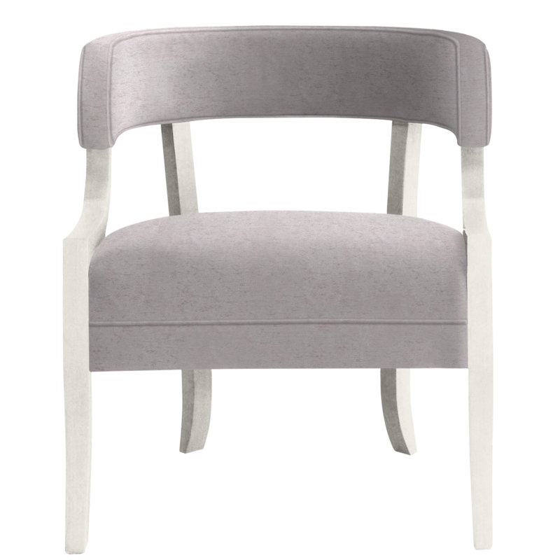 Thom Filicia Home 25"Otisco Chair, Nadia Linen, Casa Blanca
