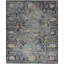 Shangri-La Hand Knotted Wool Area Rug in Blue/Camel/Navy-1067024162