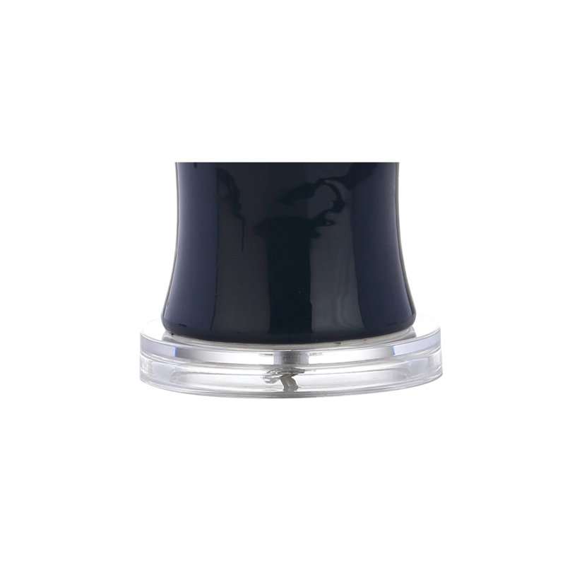 Lampe de table 27 po Hershman, Bleu marine