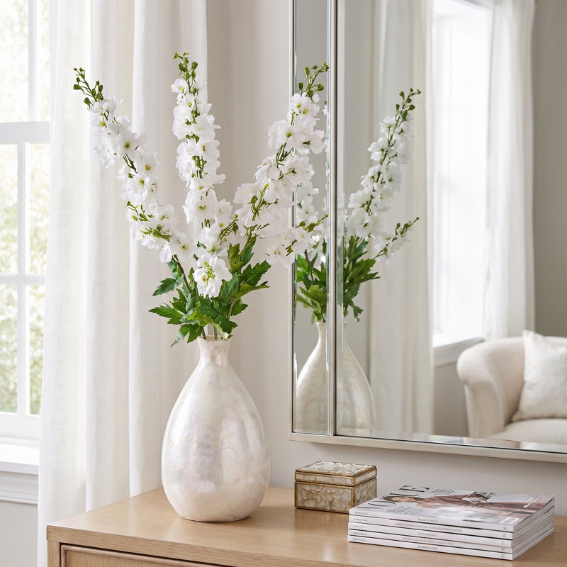 35 "Soft Touch Garden Delphinium, Blanc