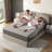 Queen Size Memory Foam Mattress With Cooling Layers, Fiberglass-Free Construction, Medium Support, And Certified Safe, Breathable Materials.-1589391072-1589391079