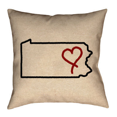 Katelyn Smith Pennsylvania Love Pillow