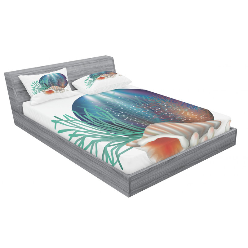 Microfiber Sheet Set, Queen Sheet Set with Fitted Sheet