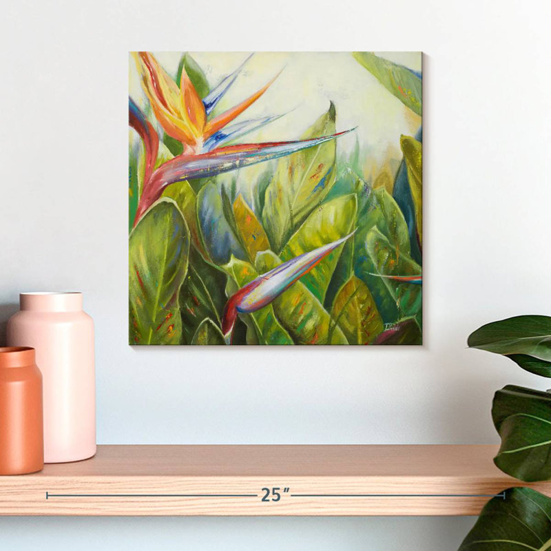 Harnek l'oiseau du paradis II, H 16 po x l 16 po