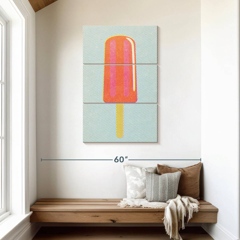 Yarlin Popsicle, 45" H x 28" W