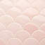 Highwater 5" Fish Scale Polished Ceramic Tile-813553266