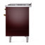 Cuisinière ILVE Nostalgie II Series 48 po à double combustible avec 8 brûleurs scellés et plaque de cuisson (propane liquide, porte pleine)-812063046-812063163