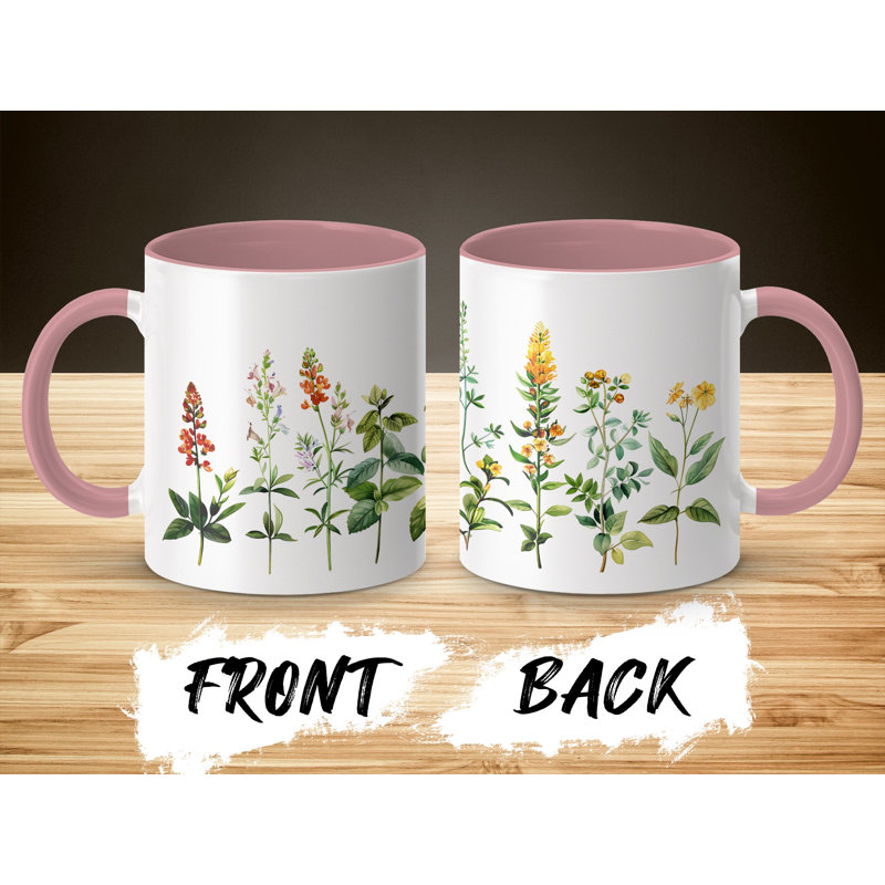 Ceramic Coffee Mug, Pink