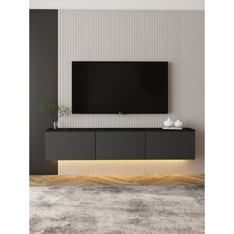 Unfinished Modern for TVs up to 65", Anthracite