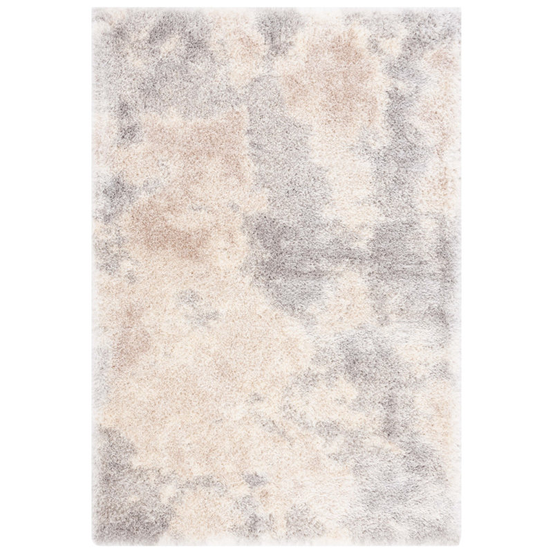 Cloud Shag Performance Abstract Rug, Rectangle 5'3" x 7'7"
