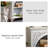 Beige Solid + Manufactured Wood Freestanding Fireplace