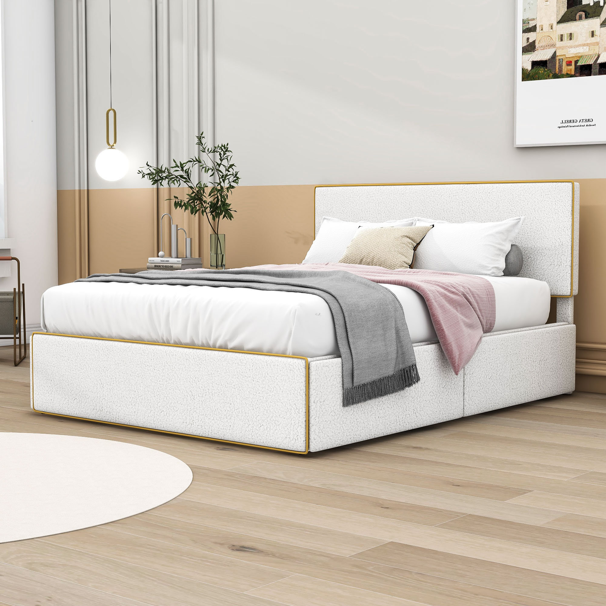 Latitude Run® Chenuli Upholstered Platform Storage Bed | Wayfair