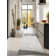 Solid Colour Machine Woven Cream Area Rug