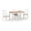Batchelder Upholstered Cross Back Side Chair in Ivory
