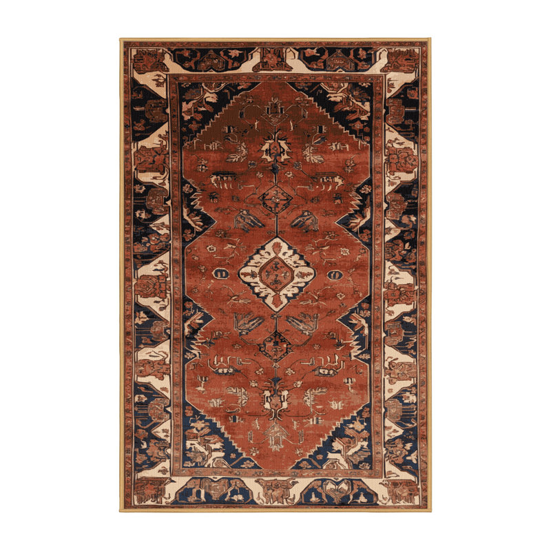 Tapis brun lavable à la machine, Tapis de couloir 2 pi x 4 pi