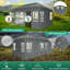Pavillon de jardin 10 x 20 avec 6 parois latérales amovibles-104234358