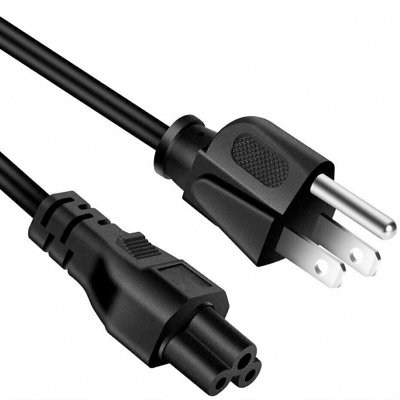 5 Core 2 Prong AC Power Cord 12Ft Replacement TV PlayStation PS4 PS5 Cable Speaker Monitor Xbox