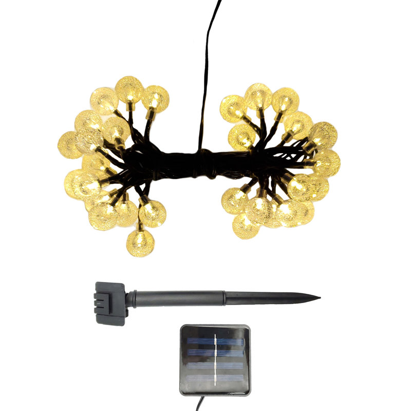 Guirlande de lumières en cristal Sitton, Transparent