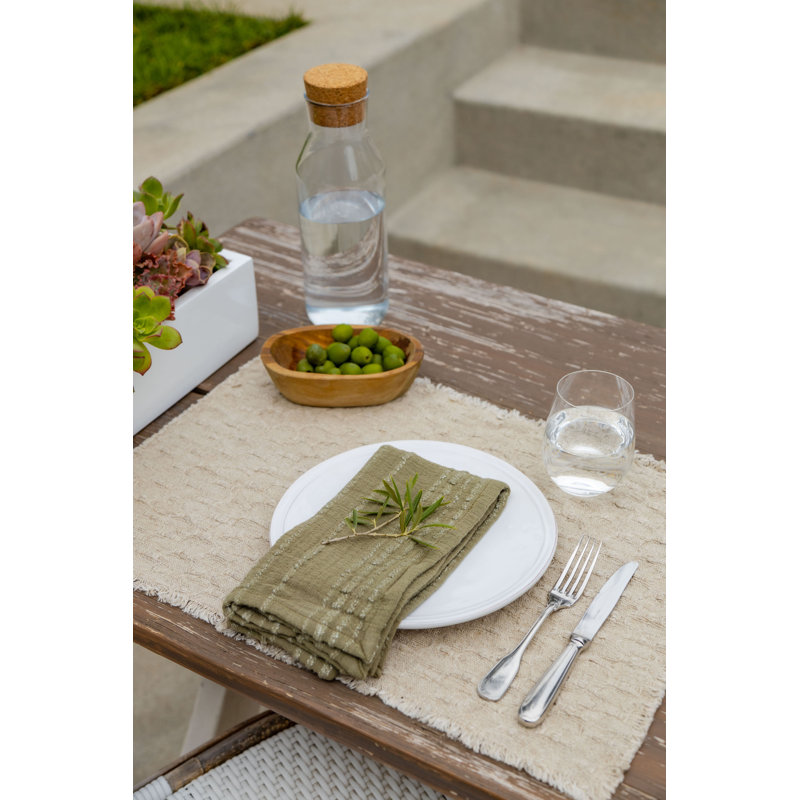 Kenwood 100% Cotton Napkins, Charcoal