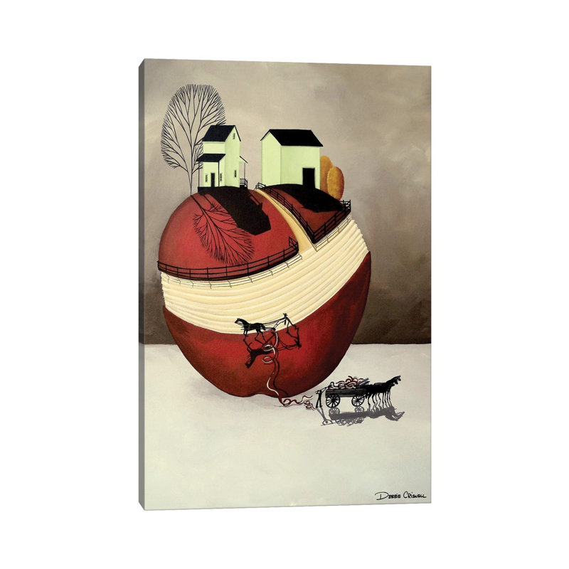 Apple Harvest Farm by Debbie Criswell - Gallery-Wrapped Canvas Giclée on Canvas, 30.48cm H x 20.32cm W, Wrapped Canvas