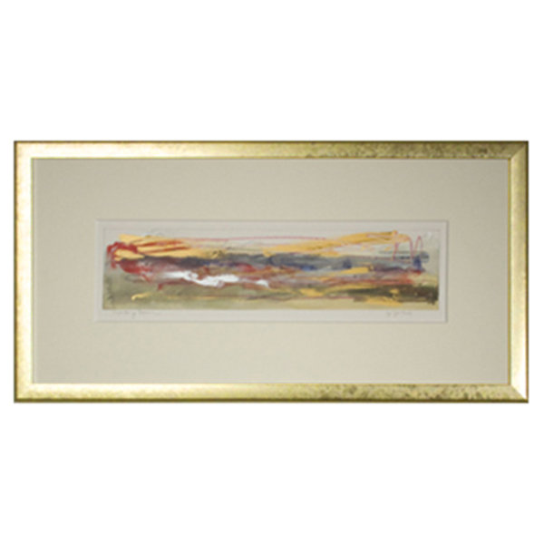 Cooling Down I Print by J.Johns, Gold Framed