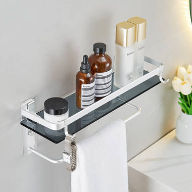 Lizanne Drill & Screw Mount Shower Shelf Rebrilliant