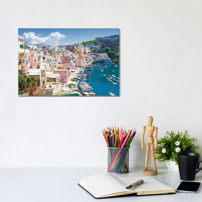 Marina Corricella III, Procida Island, Gulf of Naples, Campania Region, Italy 1 Piece Wall Art on Canvas