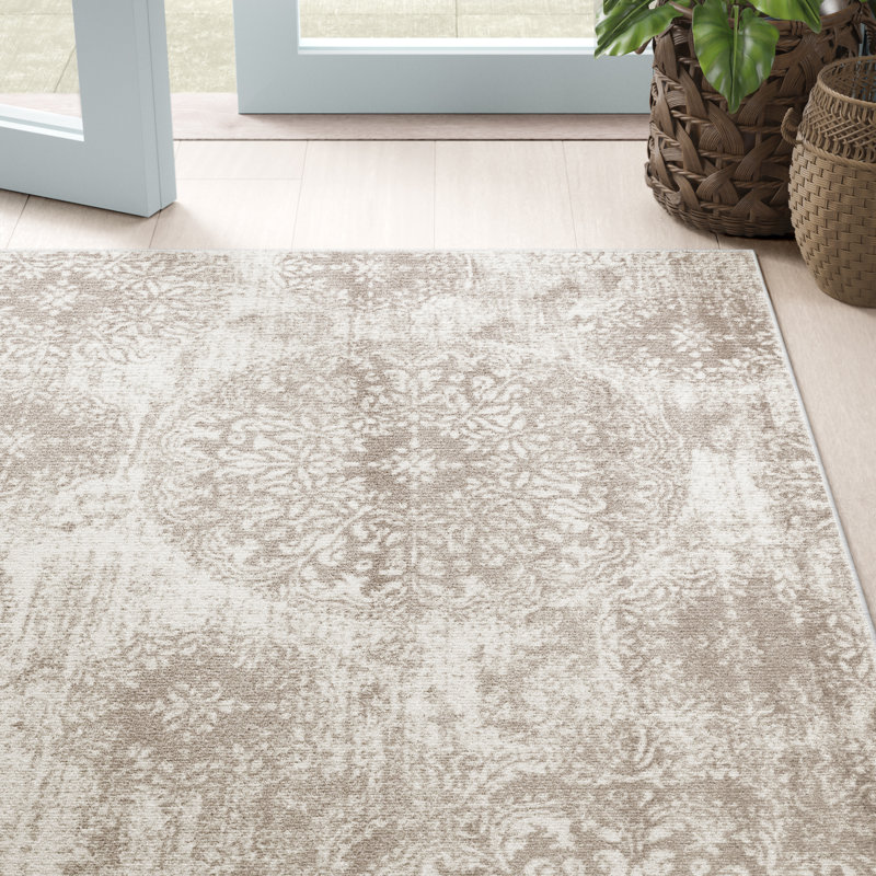Brandt Performance Rug, Rectangle 6'1" x 9', Gray